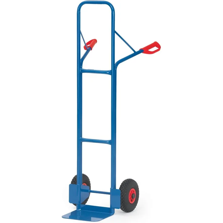 Fetra Transportgeräte mcacpcrp5 Schubkarre luftbereift A2, 300 kg Belastung, 15 kg Gewicht, 580 mm Breite x 1600 mm Höhe