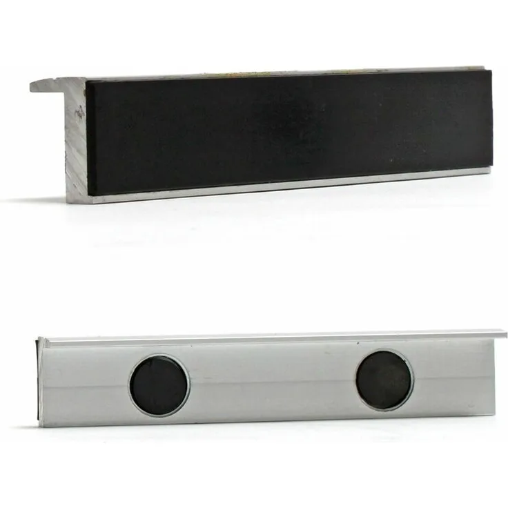 Alu Schutzbacken Prismenbacken Schonbacken 150 mm magnetisch für Schraubstock