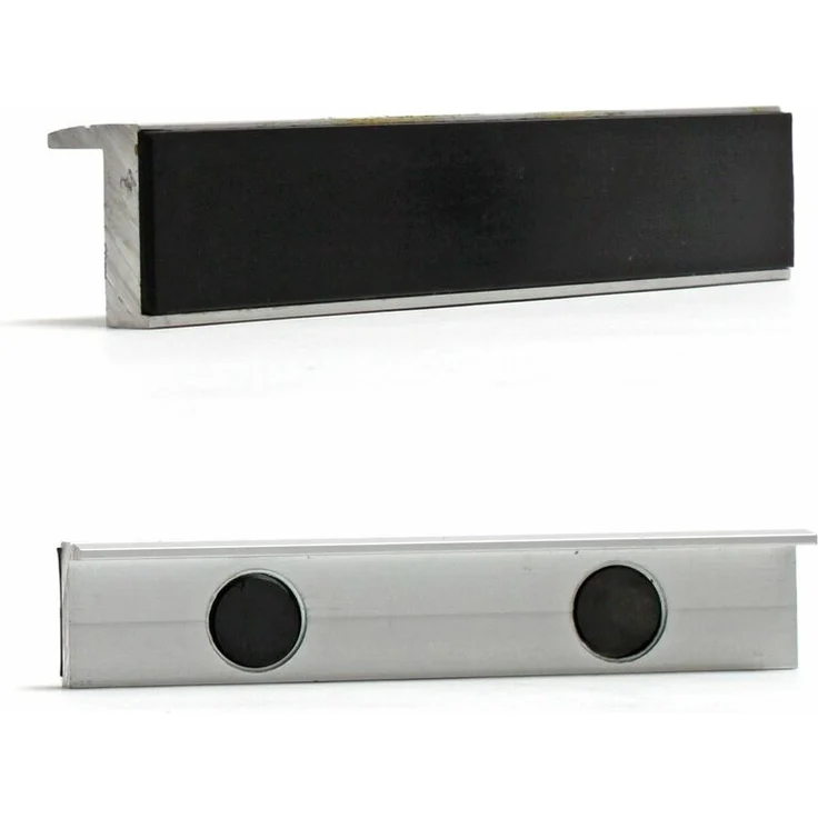 Alu Schutzbacken Prismenbacken Schonbacken 150 mm magnetisch für Schraubstock