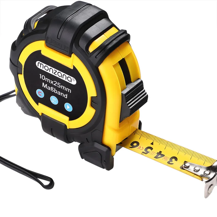 Maßband 3m 5m 7,5m 10m Bandmaß Rollmaßband Messband Rollmeter Rollband monzana® 10m