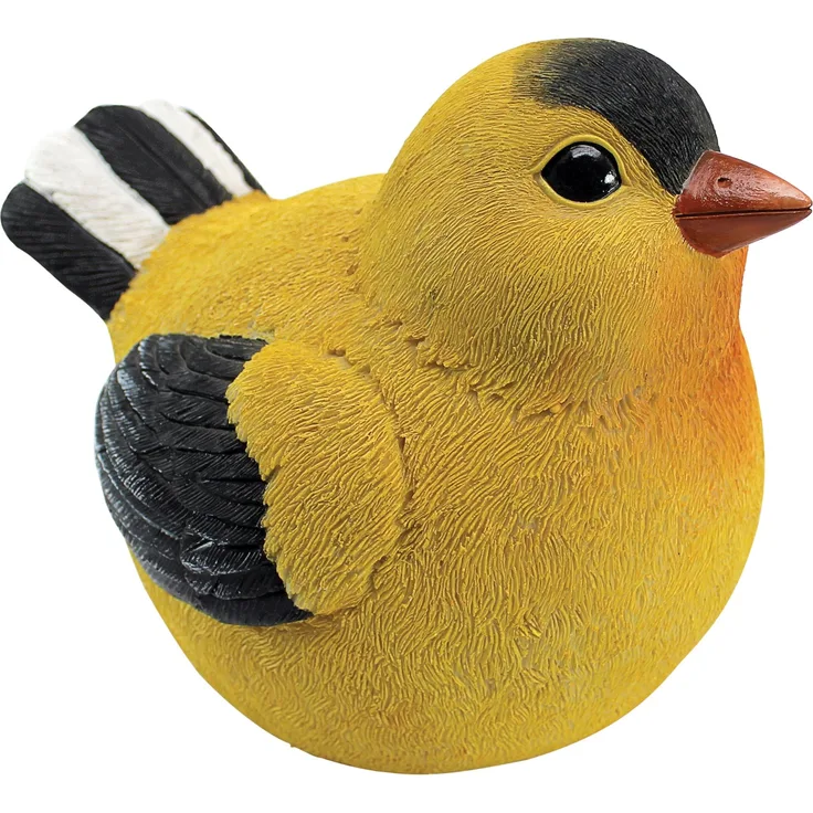 Design Toscano Goldfinch Burly, Vogelfigur