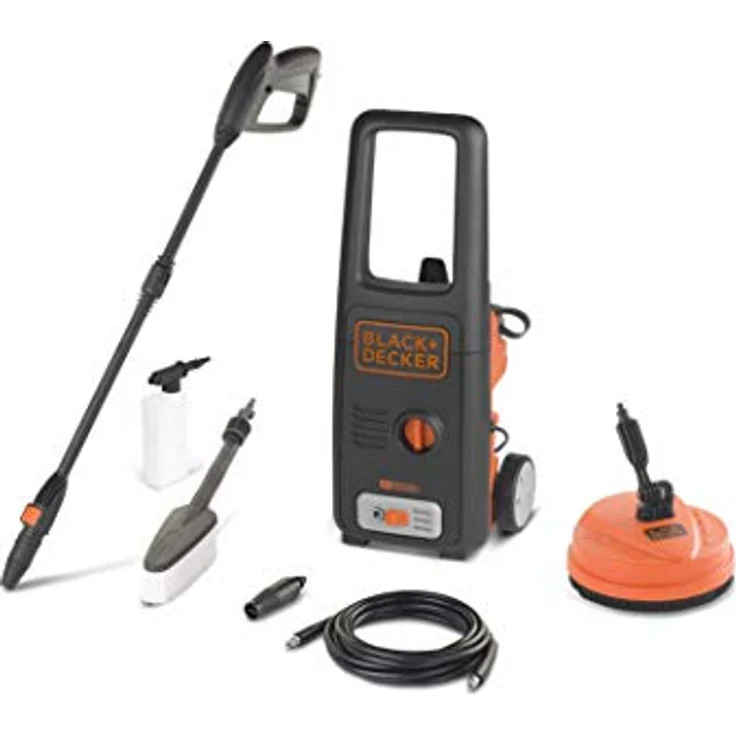 Black und Decker BXPW1500PE Hochdruckreiniger 1500 W, 120 bar, 390 l-h – Bild 1