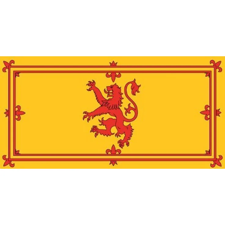 Flaggenking Schottland Royal Löwe Stuard Königsflagge/Fahne- wetterfest, mehrfarbig, 150 x 90 x 1 cm