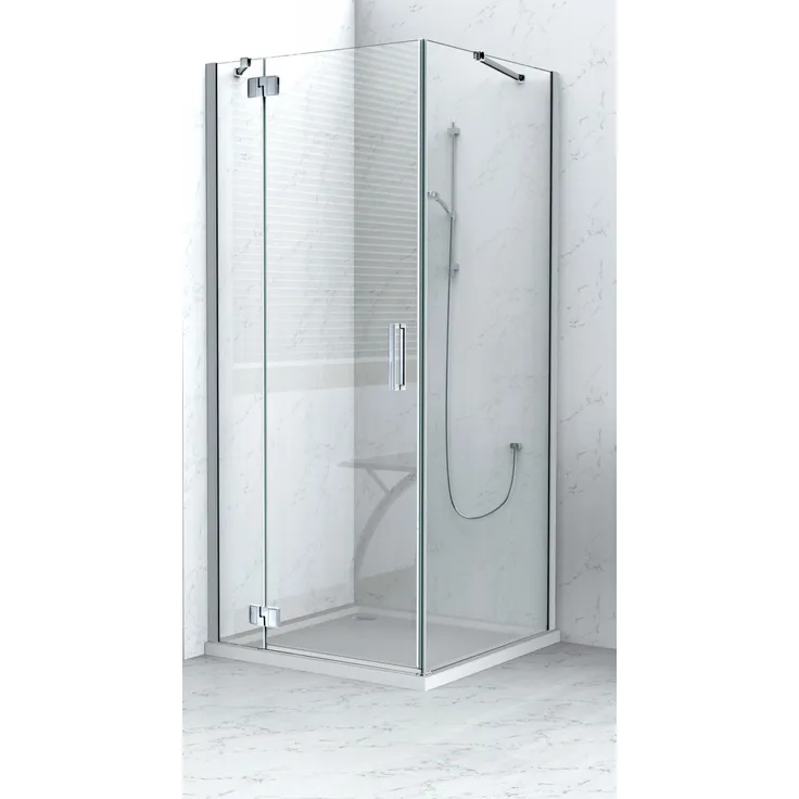 TrendLine Drehtür Links'' ''900 x 900 mm, mit Seitenwand Rechts Easy 8''''