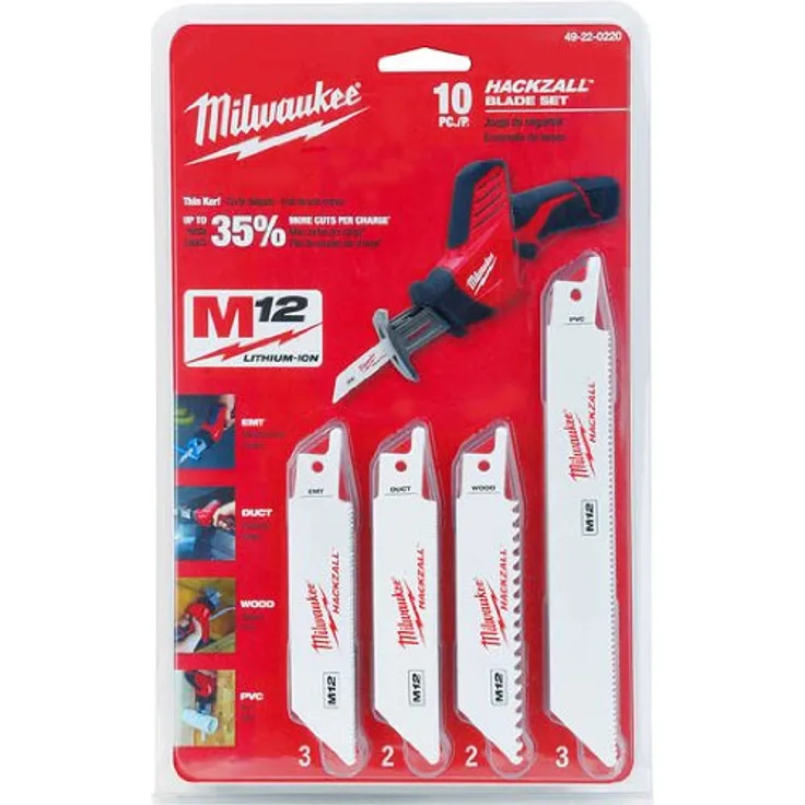Milwaukee 49220220 Säbelsägeblatt HACKZALL Set
