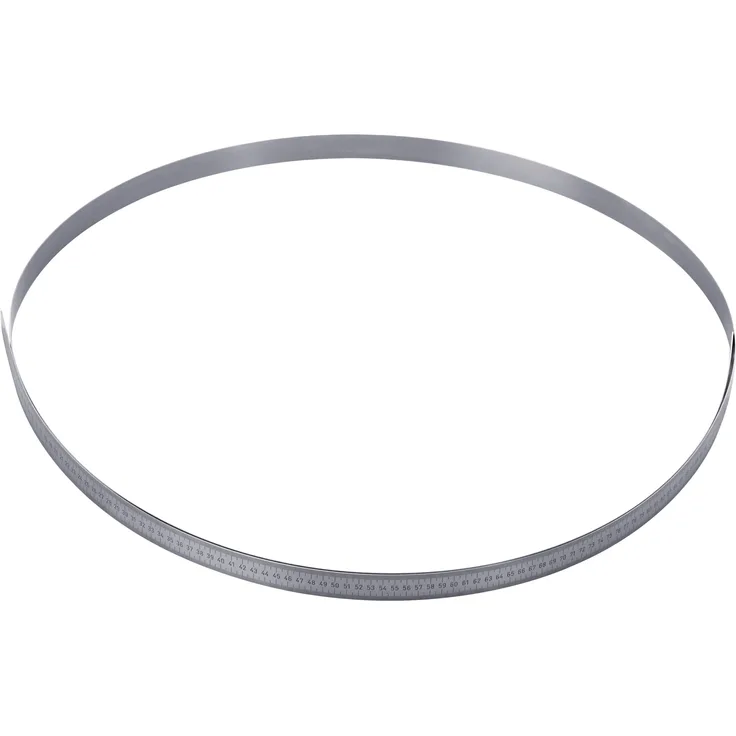Metrica Massstab Rostfrei 3000 x 30 x 1 mm poliert, silber, 25106