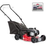 Sprint 460P 18-Zoll-46 cm handgeführter Benzin-Schieberasenmäher mit einem Briggs & Stratton 450E Series Motor, dunkelrot