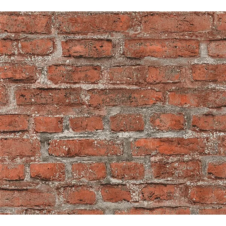 Livingwalls Vliestapete Neue Bude 2,0 Backstein, Rot 361392 Tapete