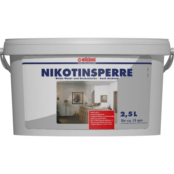 Wilckens Nikotinsperre 2,5 l, weiß, matt
