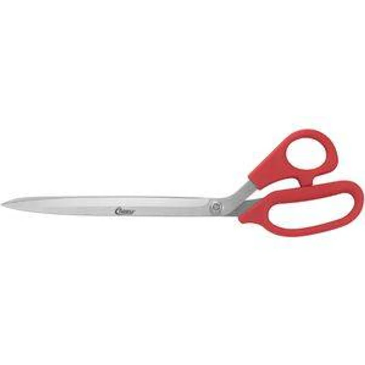Clauss Tapezierschere, Länge: 293 mm, rot – Bild 1