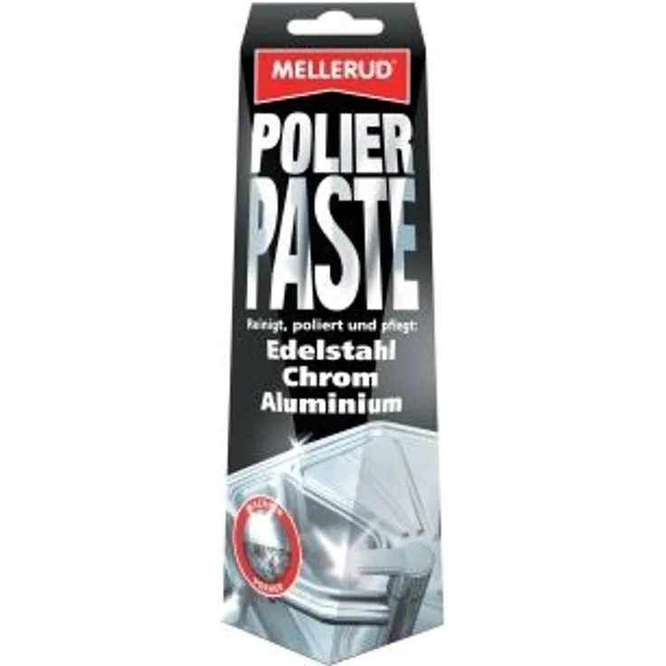 MELLERUD Polierpaste für Edelstahl, Chrom, Alu 150 ml