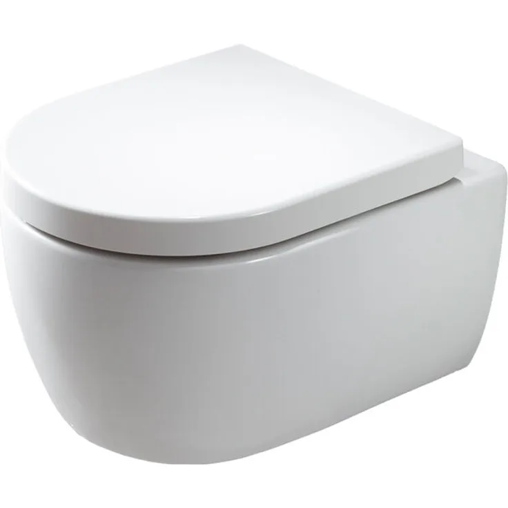 Bernstein - Spülrandloses Wand-Hänge WC NANO NT2039 - inkl. Softclose-Deckel Mit Standard LED-Nachtlicht