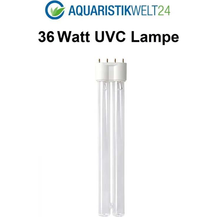 Aquaristikwelt24 36 Watt UVC Ersatzlampe für Wasserklärer mit 2G11 Sockel
