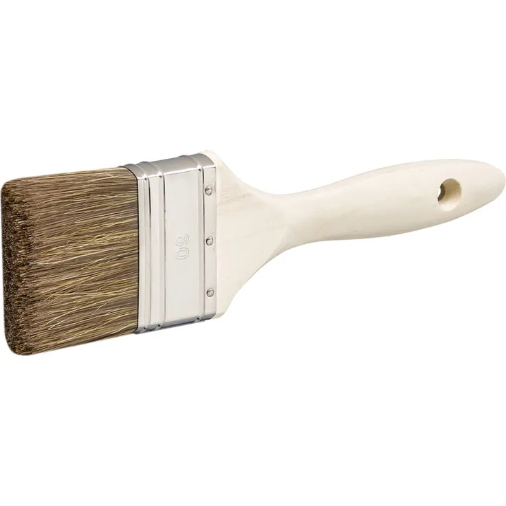 Colorus Profi Flachpinsel Malerpinsel Farbpinsel Lasur Lasurpinsel Holzölpinsel 60mm
