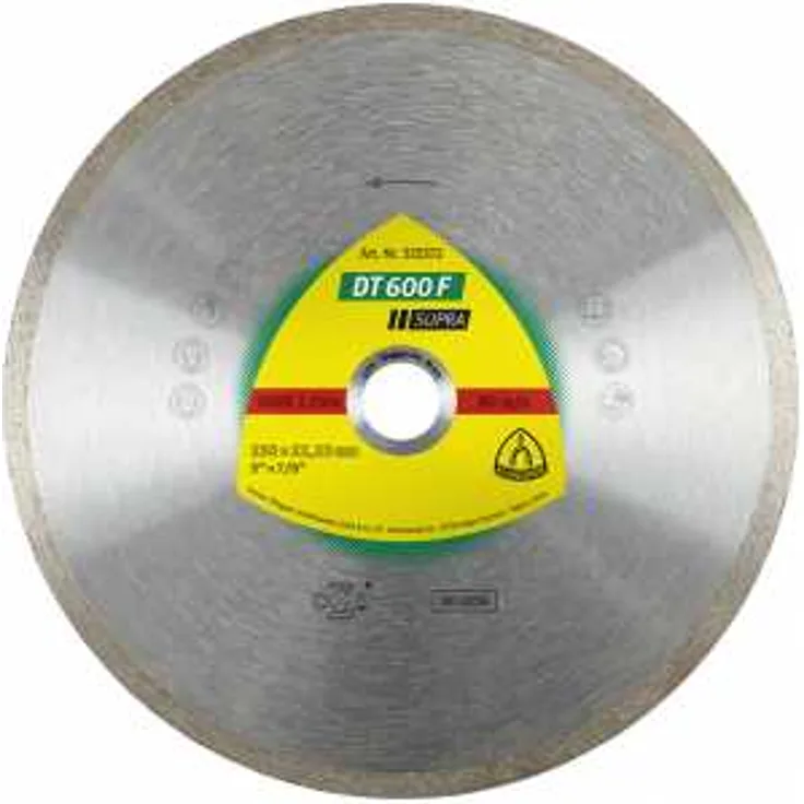 DT 600 F Diamanttrennscheiben 180 x 1,6 x 22,23 mm 1,6 x 7 mm geschlossener Rand