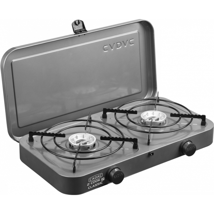 Cadac 2-Cook Classic Gasgrill 2-Flamm-Kocher/Grill 50mbar, 2 Brenner
