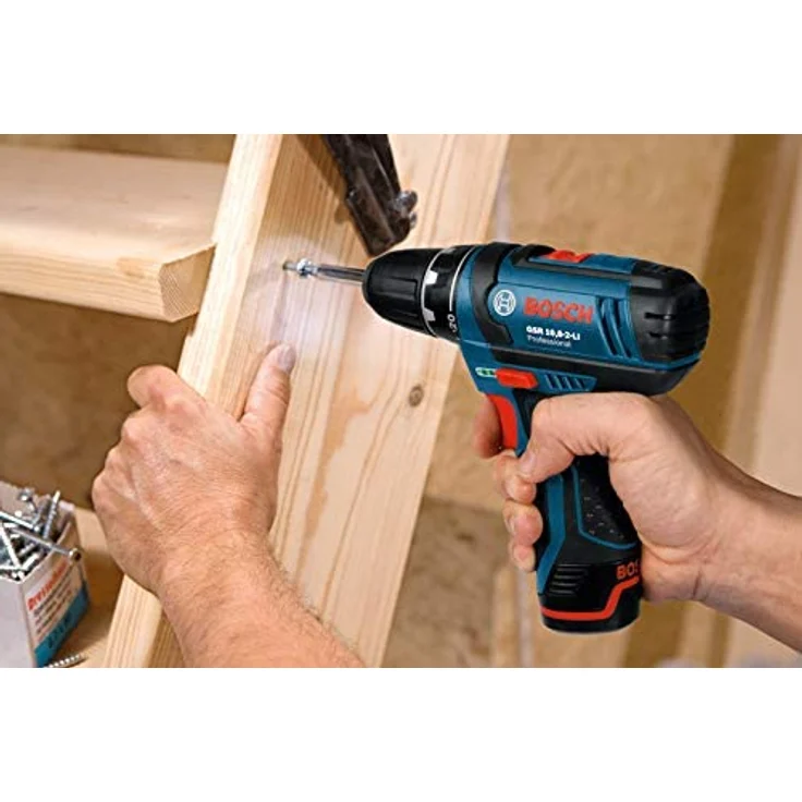 Bosch Professional Akku-Bohrschrauber GSR 12V-15 mit 2 x 2.0 Ah Akku (060186810F) – Bild 4