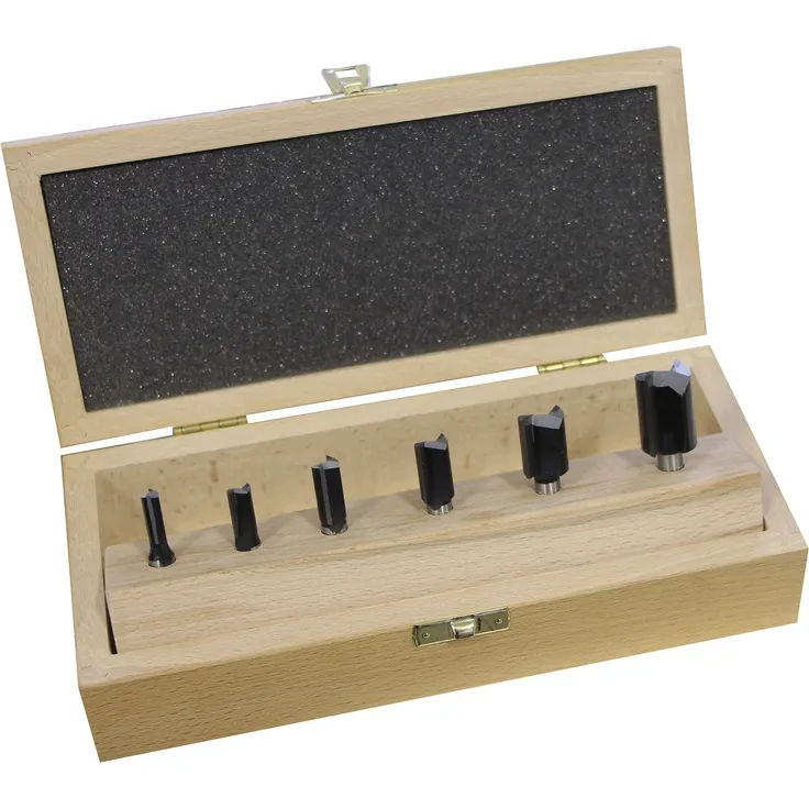 FISCH 973CT06A01 Nutfräser-Kassette, 6-teilig, HW 6 mm-20 mm