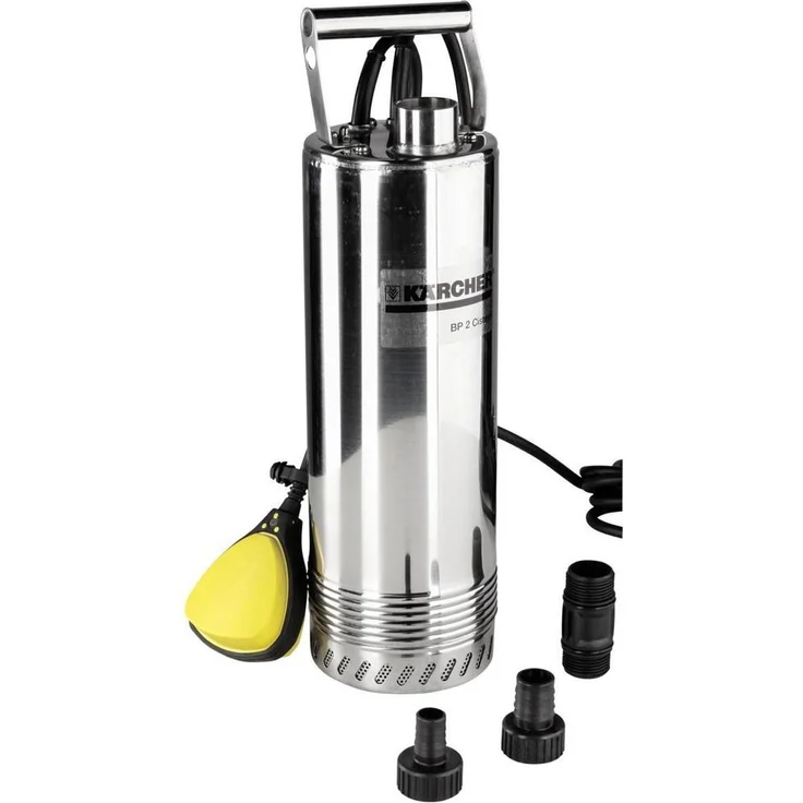 Kärcher BP 2 Cistern Tauchdruckpumpe 800 Watt 5.700 l/h Entwässerung max. Förderhöhe 32 m max. Förderdruck 3,2 bar max. Tauchtiefe 7 m max. Wassertemperatur 35 °C Kabellänge 10 m 10 kg – Bild 1