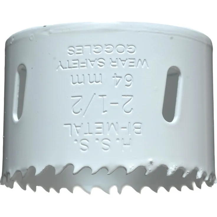 kwb Ø 64 mm Lochsäge HSS-Bi-Metall 598064 (Vario-Zahnung, 8% Cobalt, hohe Rundlaufgenauigkeit)