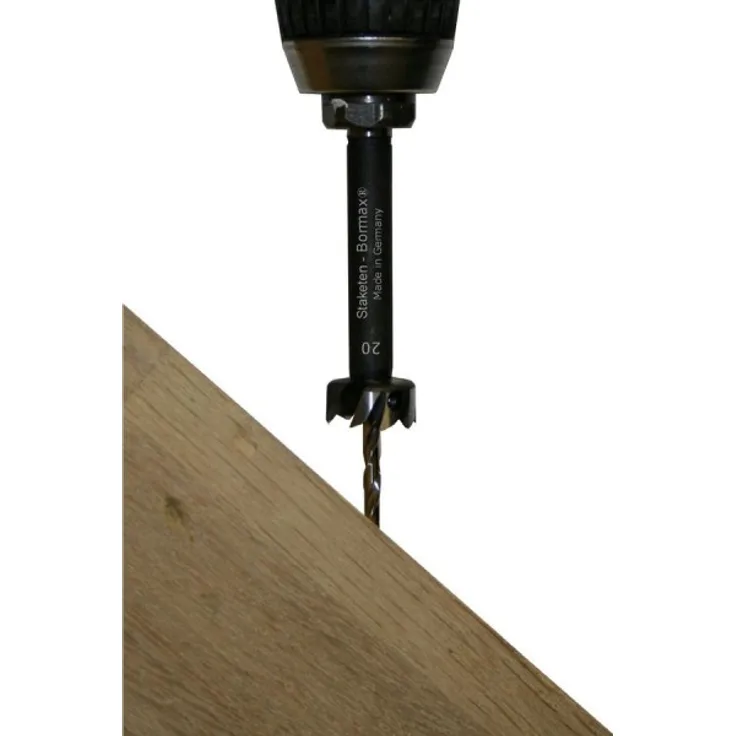 FAMAG Bormax 2.0 prima Staketenbohrersatz 6-teilig WS D=15,20,25,30,35mm im Holzkasten mit Bohrverlängerung 1639.001