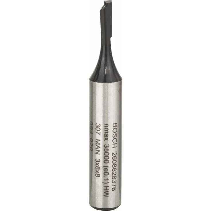Bosch Professional Nutfräser Standard for Wood (für Holz, Ø 3 mm, Arbeitslänge 8 mm, Zubehör Handfräse) – Bild 1