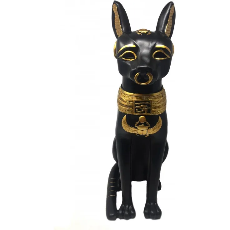 Bastet Figur gross - Ägyptische Mythologie Katzengöttin Dekofigur Deko