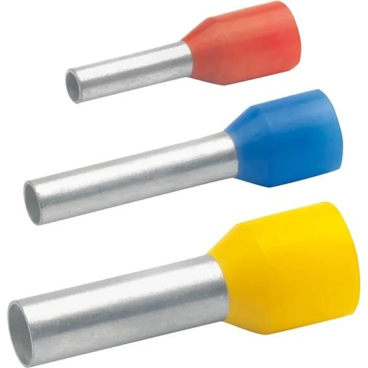 KLAUKE Aderendhülse m. Kragen schwarz 1,50 mm² L=12mm 472-12