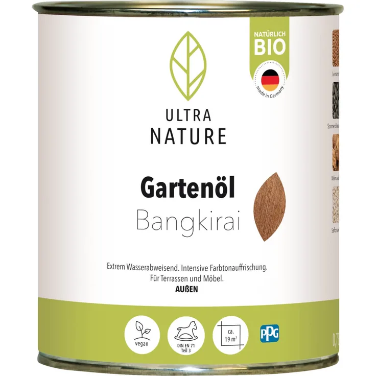 ULTRA NATURE Garten Öl, Natürlich Bio, Lösemittelfrei, Douglasie 2,5 L