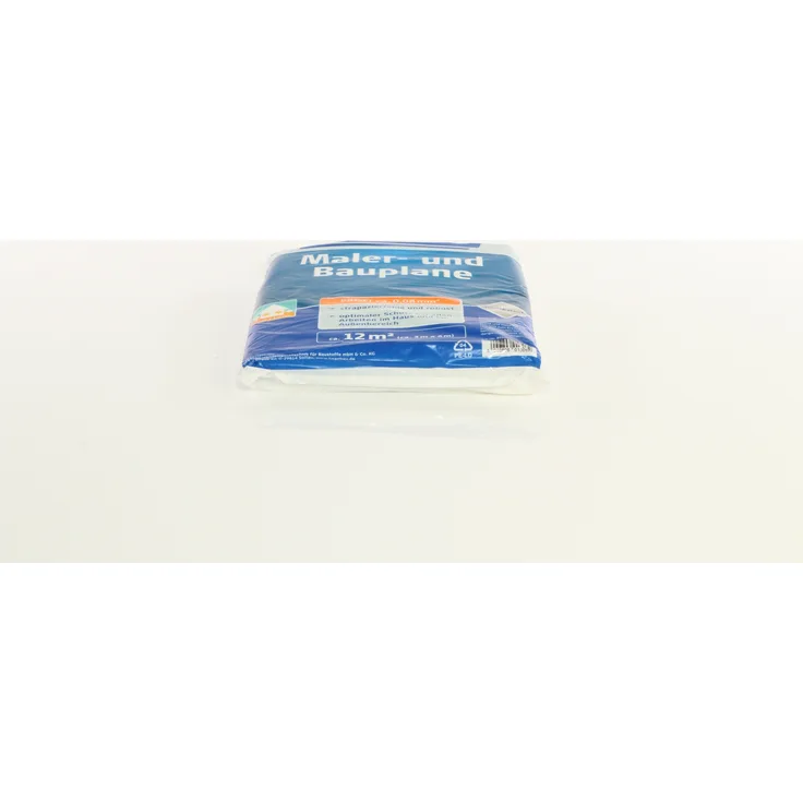 RENOVO Maler- und Bauplane Profi, transparent, 4 x 3 m x 80 µm