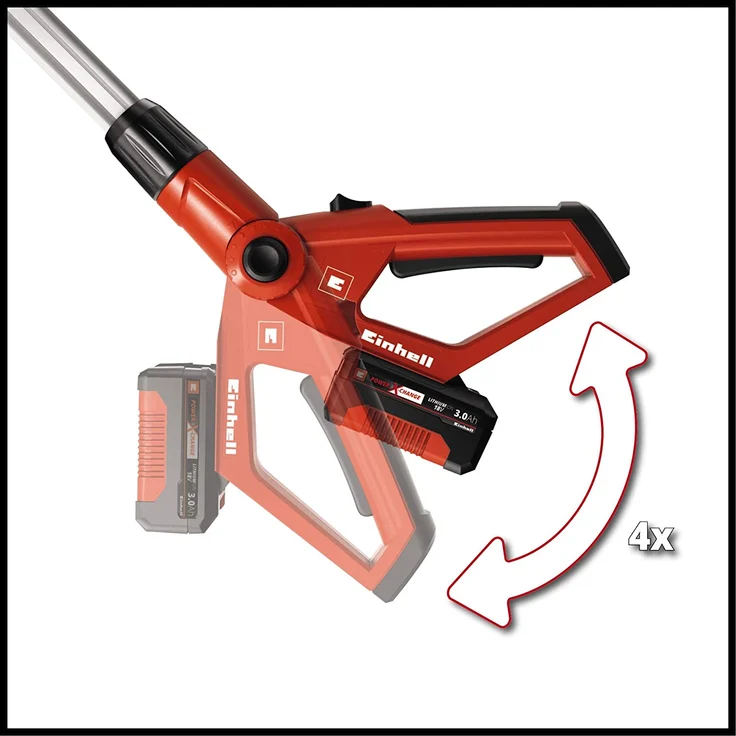 Einhell Akku-Hochentaster GE-LC 18 Li T Set Power X-Change - Lithium Ionen, 18 V, Teleskop, 170 mm Schnittlänge, inkl. 3,0 Ah Akku und Ladegerät – Bild 4