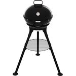 Tefal BG9168 Aromati-Q 3in1, elektrischer Kugelgrill zum Holzkohlegrillen, Braten und Räuchern, Standversion