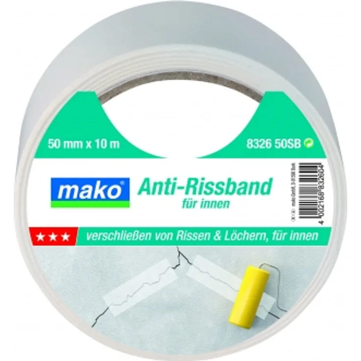 Mako Anti - Rissband innen 50 mm x 10 m Nr. 832650 C<berstreichbar tapezierbar