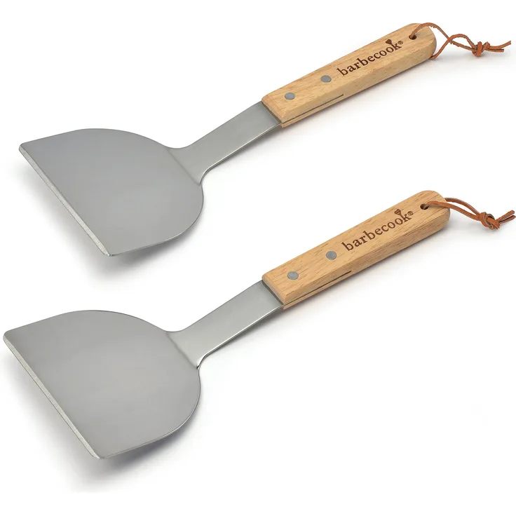 Barbecook 223.2005.055 Grillwender Grillschaber, Edelstahl, 31 cm, grau, beige