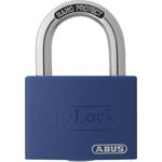 ABUS Aluminium-Vorhangschloss myLock T65AL-40, blau, 50867