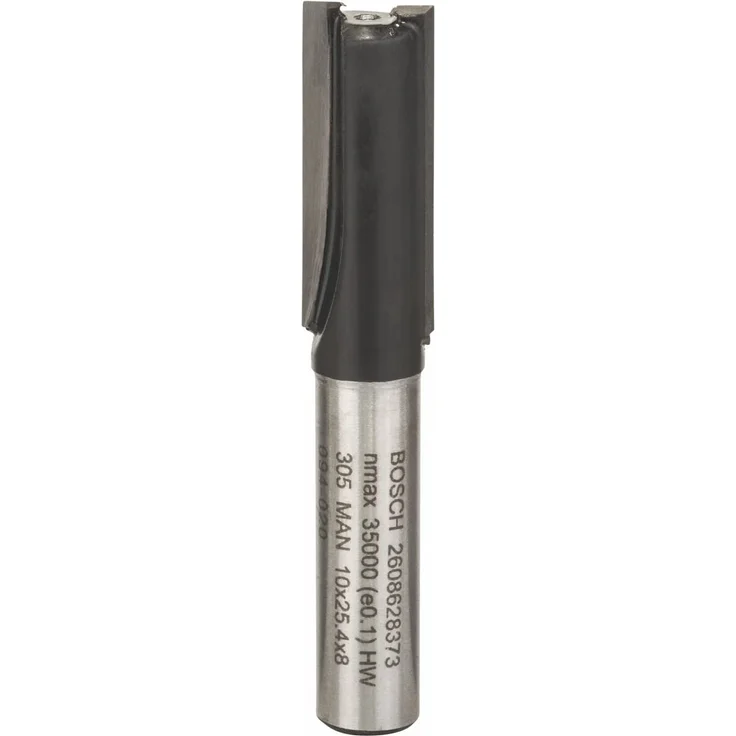 Bosch Professional Nutfräser Standard for Wood (für Holz, Ø 10 mm, Arbeitslänge 25,4 mm, Zubehör Handfräse) – Bild 1