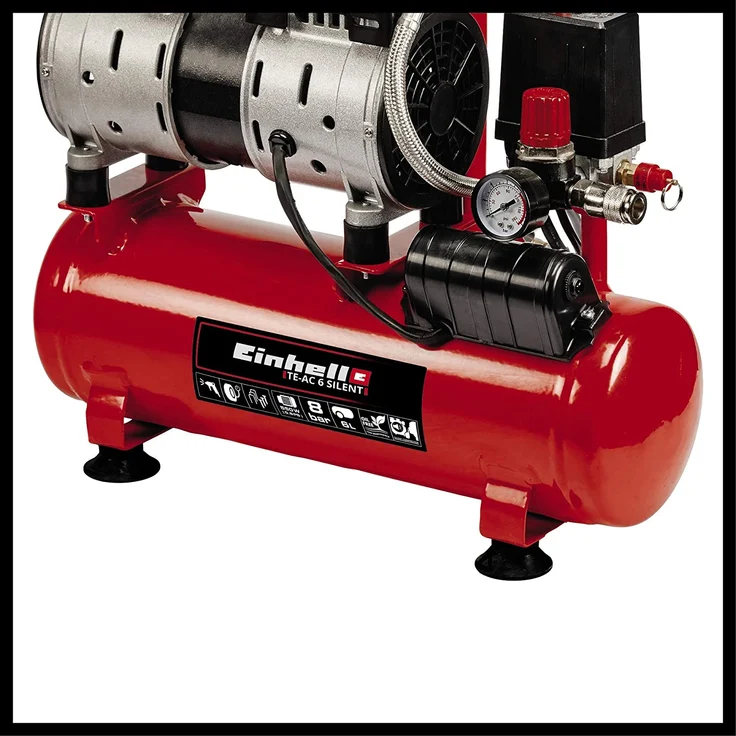 Einhell Kompressor TE-AC 6 Silent 4020600 – Bild 2
