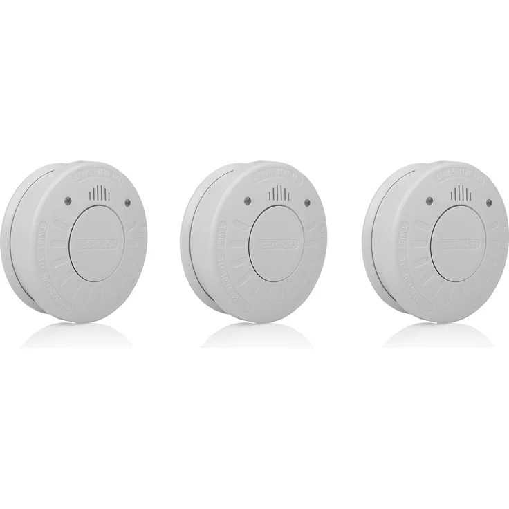 Smartwares FSM-12503 Rauchmelder 3er Pack, 3 V, Weiß – Bild 1