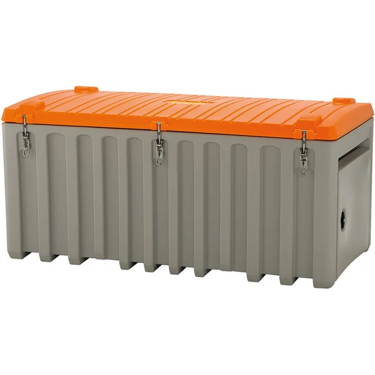 Mbox 750 grau-orange 750 Ltr. mit Seitentür Lieferumfang: 1 Stück