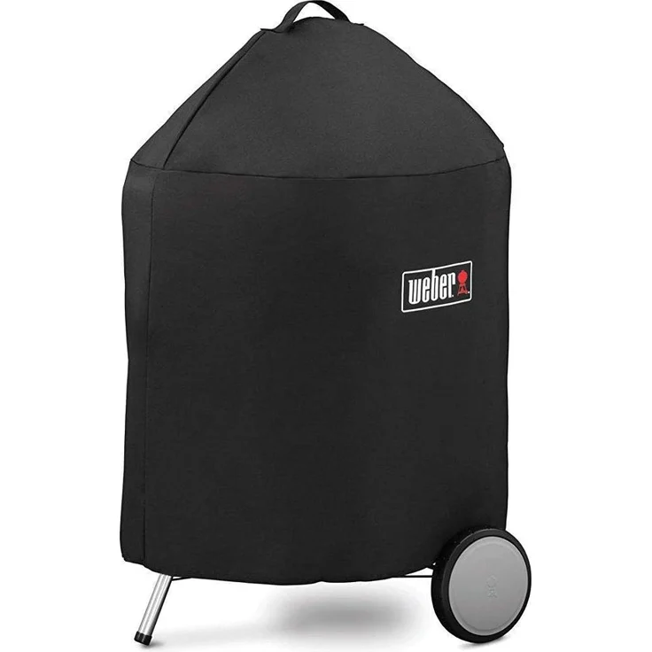 Weber 7143 Grillabdeckung, für Weber Master Touch GBS 57 cm und One Touch Premium 57 cm, schwarz, Länge 57 cm, Kunststoff – Bild 1