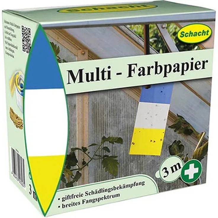 Schacht Multi-Farbpapier mit Naturleim 3 m