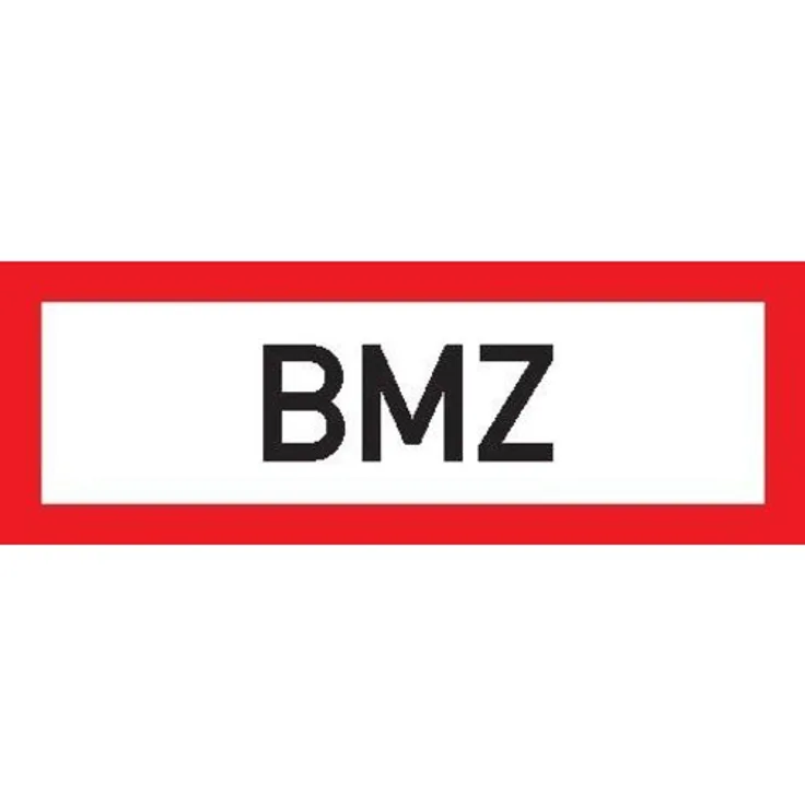 Brandsch-Schild Fol BMZ 297x105mm