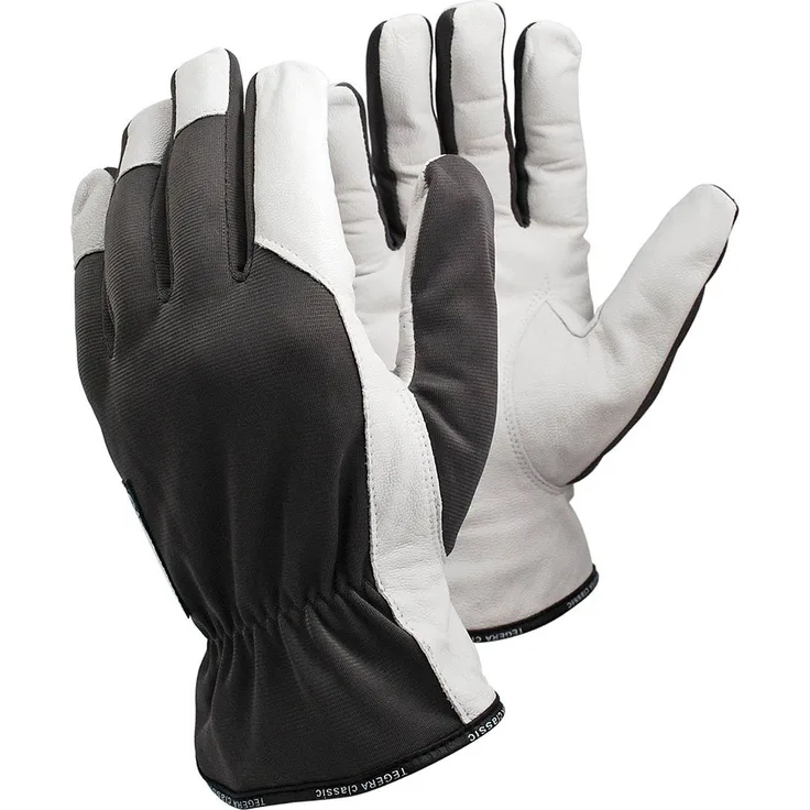 Ejendals Lederhandschuh Tegera 115, Größe 11, 1 Stück, grau / weiß, 115-11