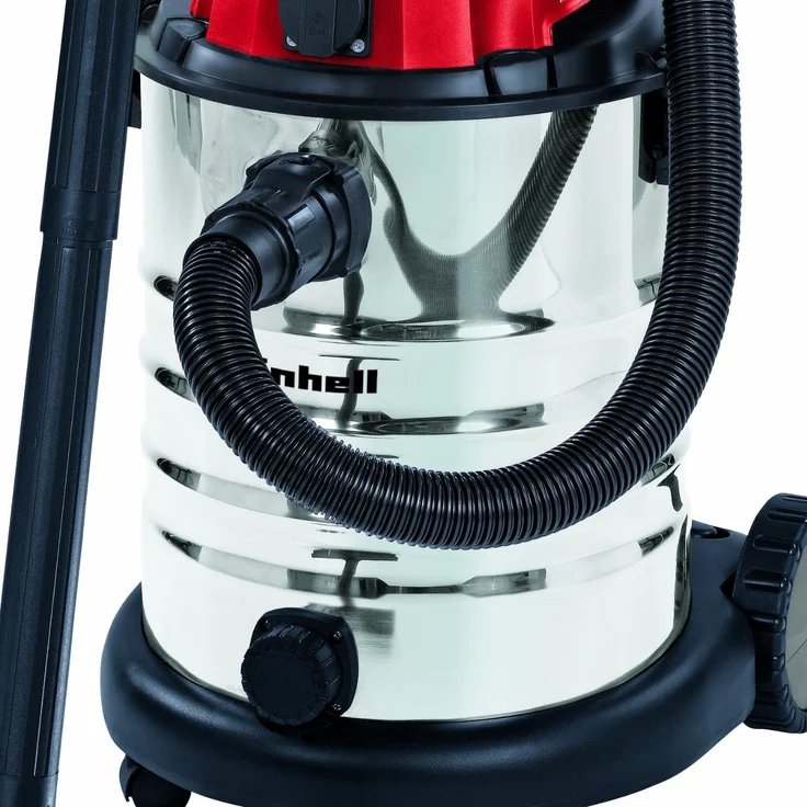 Einhell Nass-Trockensauger TC-VC 1930 SA (1.500 W, 30 L, Blasanschluss, Kabelhalterung, Zubehörhalterung, inkl. Kombidüse Teppich--Glattböden, Fugendüse, Plastikschlauch 2,5 m, 2tlg. Plastikrohr) Beutel - beutellos 30 Liter – Bild 5
