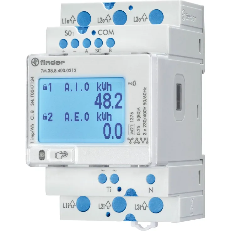 FINDER Energiezähler 7M.38.8.400.0212