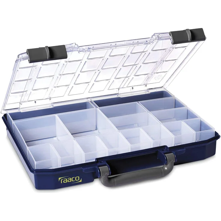 raaco 143615.0 Sortimentskasten CarryLite 55'' 4x8-16 in blau