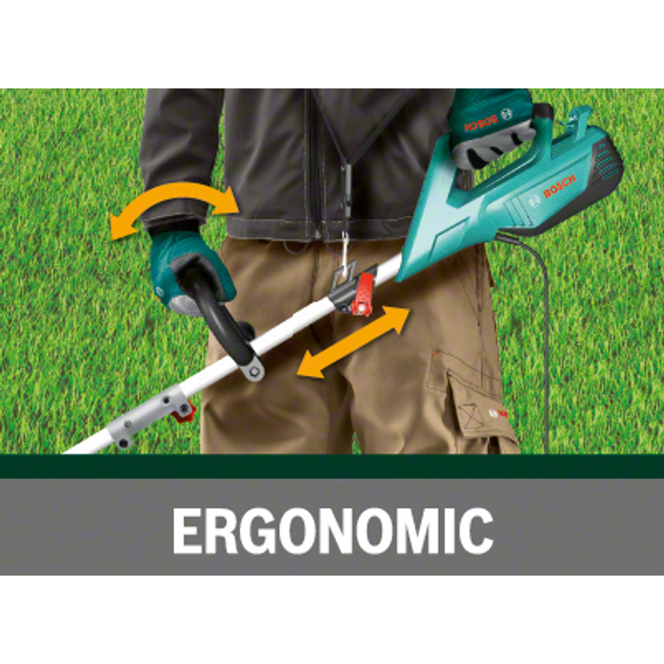 Bosch AFS 23-37 Elektro-Freischneider 1000 Watt Schnittkreisdurchmesser 23/37 cm mit Freischneidermesser im Karton – Bild 12