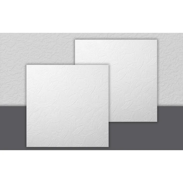 Decosa - Decosa Deckenplatte AP 105 (Zagreb), weiss, 50 x 50 cm - 10 Pack (= 20 qm)