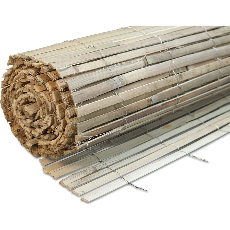 Windhager Sichtschutzmatte Mitake aus Bambus, Bambusmatte, Sichtschutz-Zaun, Windschutz, 90 x 300 cm, 06688