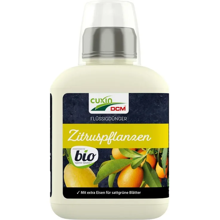 CUXIN DCM Flüssigdünger Zitruspflanzen BIO, NK-Dünger 4-5, 400 ml